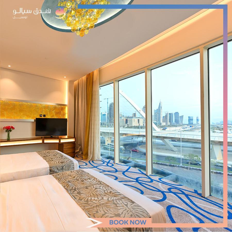 Cielo Hotel Lusail Qatar Buitenkant foto A room at the hotel